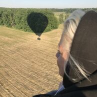 Michal Pospíšil (Tři Dvory u Kolína, 38) na letu balónem