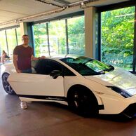 účastník zážitku (Plzeň, 26) na jízdě v Lamborghini Gallardo