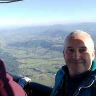 účastník zážitku (Paskov, 53) na letu balónem