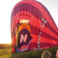 účastník zážitku (Čtyřkoly, 65) na letu balónem