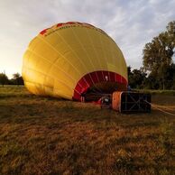 Andrea Valovicova (Zvonovice, 41) na letu balónem
