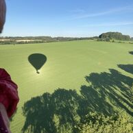 Markéta Malá (Louny, 20) na letu balónem