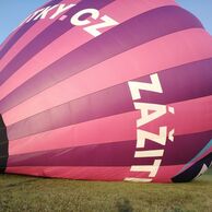 účastník zážitku (Úpice, 57) na letu balónem