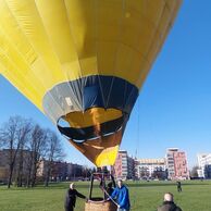 Ondřej Balcar (Ostrava, 13) na Privátním letu balónem