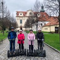 Slavena Polivkova (Lovosice, 62) na Projížďce na SEGWAY