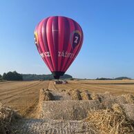 Petra Ptáčková (Otrokovice, 32) na letu balónem