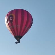 Lenka Masopustová (Česká Lípa, 41) na letu balónem
