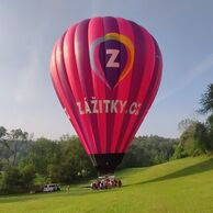 Zuzana MIlická (Pardubice, 32) na Letu největším balónem