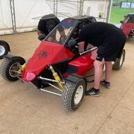 Jan Adamec (Hovorany, 41) na Autocross jízdě v Buggy Kart RSK