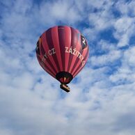 Jitka Sahajová (Turnov, 50) na letu balónem