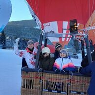 Jana Vogelová (Břeclav, 58) na Letu balónem na Alpami