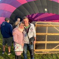 Jana Kočí (Teplice, 60) na Letu balónem pro dva