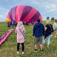 Jana Kočí (Teplice, 60) na Letu balónem pro dva