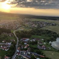 Kristýna Dvořáková (České Budějovice, 31) na letu balónem