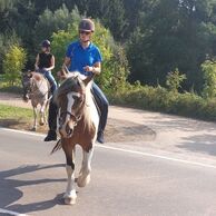Pavla Klapačová (Mladá Boleslav, 51) na Romantické vyjížďce na koni ve dvou