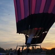 Ladislava Krouská (LIBEREC, 60) na letu balónem