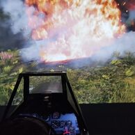 účastník zážitku (Kly, 55) na Bojovém leteckém simulátoru letounu Messerschmitt Bf 109