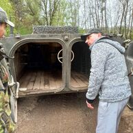 Kamil Jírovec (Sokolov, 50) na Řízení obrněného transportéru
