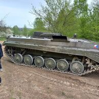 Kamil Jírovec (Sokolov, 50) na Řízení obrněného transportéru