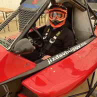 Jakub Zalka (Majetín ( Olomouc), 37) na Autocross jízdě v Buggy Kart RSK