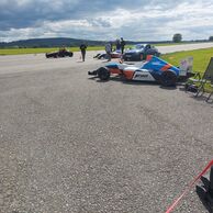 Radek Ježek (Moravské Budějovice, 31) na Jízdě v Ariel Atom a formuli F4 na okruhu