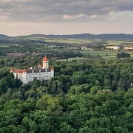 Miroslava Hulanová (Maršovice, 57) na letu balónem