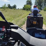 Lukáš Brož (Chodov, 34) na Offroad jízdě na čtyřkolkách