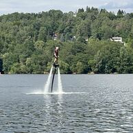 Adam Ihnát (Haňovice u Litovle, 16) na Flyboardingu