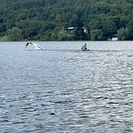 Adam Ihnát (Haňovice u Litovle, 16) na Flyboardingu