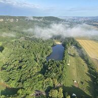 Jiřina a Jiří Bílkovi (Kladno, 60) na letu balónem