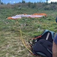 Lukáš Novosád (Zlin, 36) na Tandemovém paraglidingu
