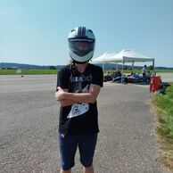 Filip Podlaha (Děčín, 25) na Jízdě ve formuli na okruhu