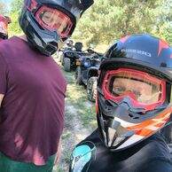 Petra Hamouzová (Strakonice, 38) na Offroad jízdě na čtyřkolkách