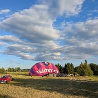 Ramona Sanigová (Kasejovice, 36) na letu balónem