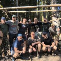 Michal Šmíd (Stříbrná Skalice, 50) na Kurzu přežití v přírodě