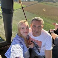 Yana Buha (Mnichovo Hradiště, 35) na letu balónem