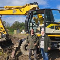 Jan Roháč (Ostrov nad Ohří, 76) na Bagristovi na zkoušku