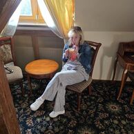 Marie Plíhalová (Praha, 57) na Romantické večeři v zámecké krčmě