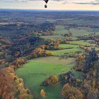 Iveta Konečná (Česká Lípa, 53) na letu balónem
