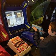 Tomáš Raich (Melnik, 35) na Cyber Arcade - videoherna pro každého