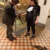 účastník zážitku na Ošetřovateli v ZOO