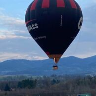Miroslav Javorský (Vratimov, 67) na letu balónem