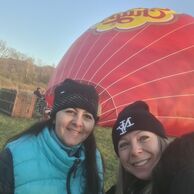 Martina Ištoková (Liberec, 51) na letu balónem