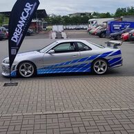 Aleš Rakaczký (Chomutov, 48) na Jízdě na polygonu v legendě Nissan Skyline