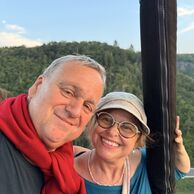 Jaroslava Šmídová (Jíloviště, 52) na letu balónem