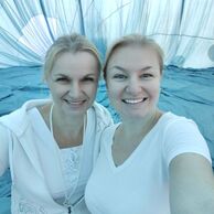 Eva Hálová (Benešov, 51) na letu balónem