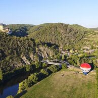 Tereza Kohoutová (Plzeň, 39) na letu balónem