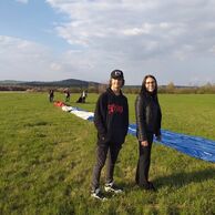 Lucie Hejdušková (Janovice nad Úhlavou, 43) na letu balónem