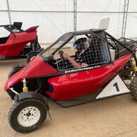 Jan Adamec (Hovorany, 41) na Autocross jízdě v Buggy Kart RSK