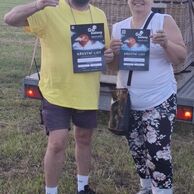 Anna Svetlošáková (Ostrava, 60) na letu balónem